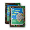 GUARD SHIELD Camo Tarp Waterproof 8x12 Feet Lightweight Camouflage Tarp Poly Cover 6mil (2-Pack) - color: Light Camo, size: 8x12 (2-Pack)