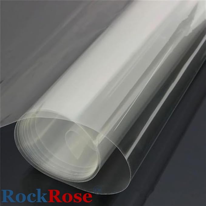 UV 99% Security and Safety 4 Mil Clear Window Film Shatterproof Anti Shatter Tempered Glass Film for Home and Office Windows (Clear, 36 in x 100 FT)