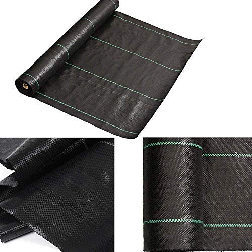 Garden Weed Barrier Landscape Fabric Durable & Heavy-Duty Weed Block Gardening Mat Ground Weed Cover (4ft*150ft) - size: 4ft*150ft