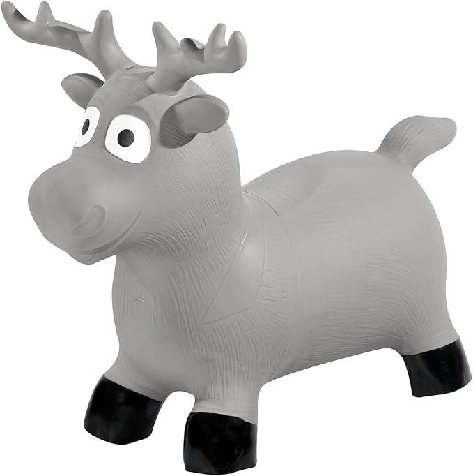 Kindsgut Bouncy Animal Hopper Moose for Children, Designed in Germany, Playful and Modern Colors, air Pump Included, Indoors and Outdoors