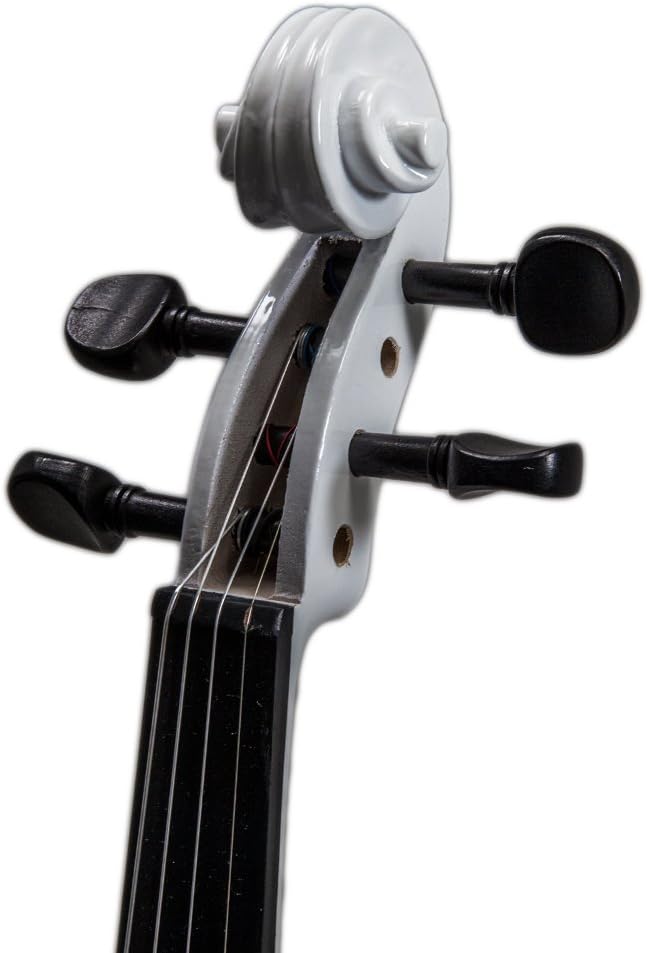 SKY Full Size VN202 Wood White Violin Beautiful Purfling with Brazilwood Bow and Lightweight Case