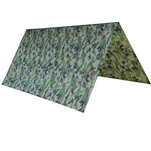 Oumefar Canopy Shade Tent Tarp High Density Rain Tent Canopy for Outdoor BBQ