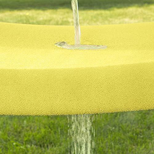 FoamRush 9" x 24" x 24" Water-Resistant Dry Fast Outdoor Upholstery Foam Sheet for Outdoor & Marine Furniture (Chair Cushion Foam for Patio Furniture, Boat Seat Cushion Replacement)