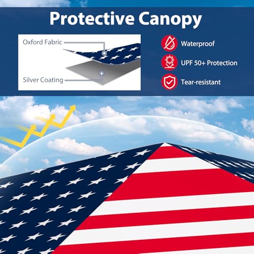 Goplus Pop-Up Canopy Tent, 8.2' x 8.2' Instant Folding Shelter w/Carry Bag, Easy Setup Sun-Proof Commercial Event Tent, Portable Outdoor Sun Shade for Party Yard Beach Garden