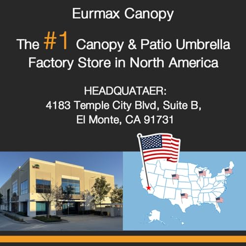 Eurmax USA Patented 10x10 Pop Up Canopy Tent Party Tent Commercial Instant Canopies Shelter with Heavy Duty Roller Bag,Bonus 4 Sand Bags (Snow White) - color: White, size: 10x10 Patented