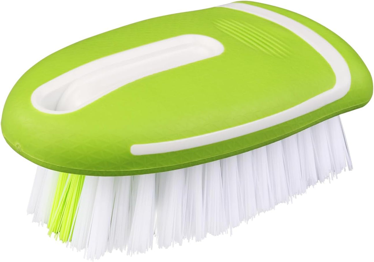 Carpet and Interior Cleaning Brushes, car Cleaning Brushes, Carpet Washing Brushes, Hard Bristle Detail Brushes, car and Home Interior Leather Brushes (Green)
