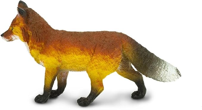 Safari Ltd. Red Fox Figurine - Detailed 3.5" Plastic Model Figure - Fun Educational Play Toy for Boys, Girls & Kids Ages 1+