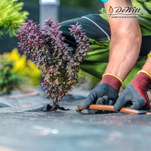 Dewitt SBLT4300 Sunbelt Woven Weed Barrier Landscape Fabric Ground Cover, 4-Foot Width x 300 Feet (4 Pack) - size: 4 Pack, style: 4' x 300'