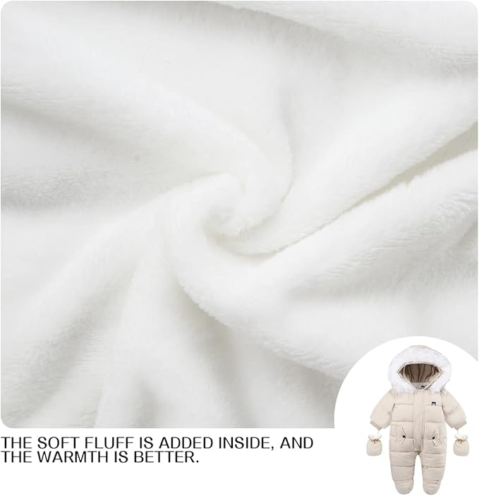 Baby Girl Winter Snowsuit Toddler Jacket Clothes For Boy Infant Jumpsuit Hoodied