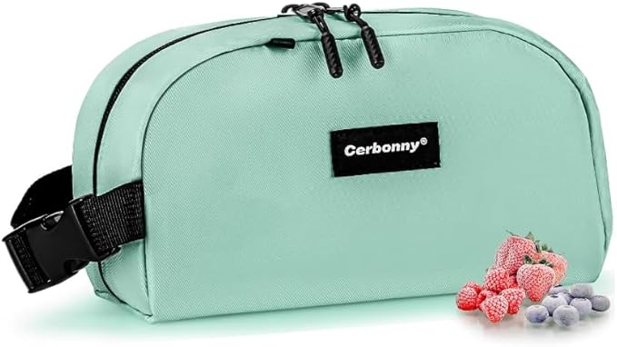 Small Cooler Bag Freezable Lunch Bag for Work School Travel,Leak-proof Small Lunch Bag,Small Insulated Bag For Kids/Adults,Freezer Lunch Bags,Freezable Snack Bag,Mini Lunch Bag 9.8x5.5x4 inches
