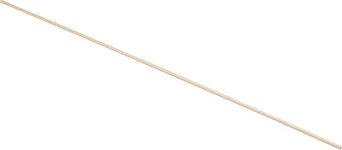 Dowel Rods Wood Sticks Wooden Dowel Rods 1/8 x 24 Inch Unfinished Hardwood Sticks for Crafts and DIYers 50 Pieces by Woodpeckers