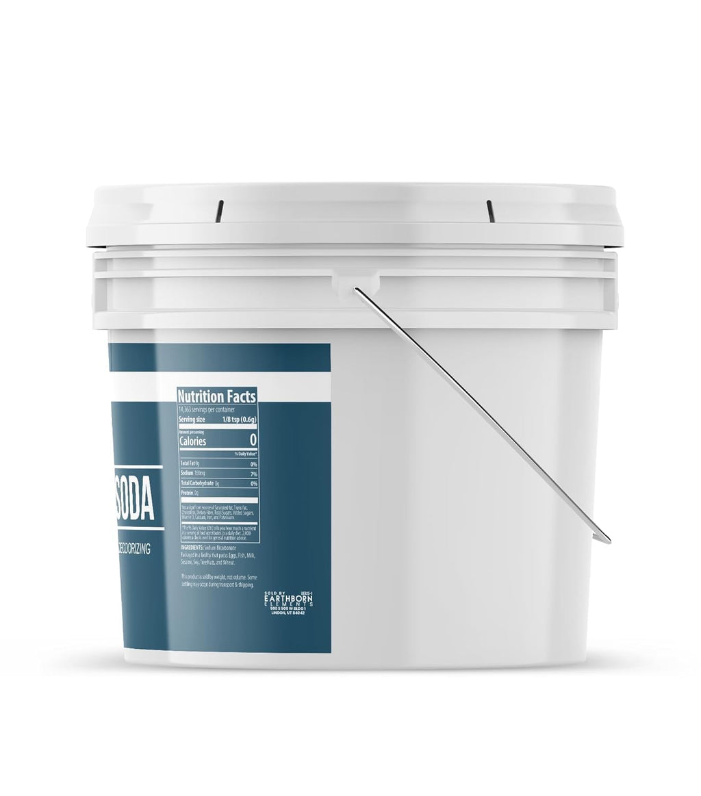 Earthborn Elements Baking Soda (2 Gallons) Sodium Bicarbonate, Cooking, Cleaning & Deodorizing