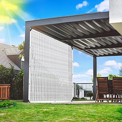 Shade Cloth - 80% Garden Shade Cloth, Mesh Tarp - for Greenhouse Plants Patio, Sun Protection - for Cars Pergola Chicken Coop Dogs Outdoor, Covers with Grommets, 10 x 16 FT - size: 10'x16'