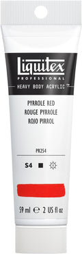 Liquitex Professional Heavy Body Acrylic Paint, 2-oz (59ml) Tube, Pyrrole Red