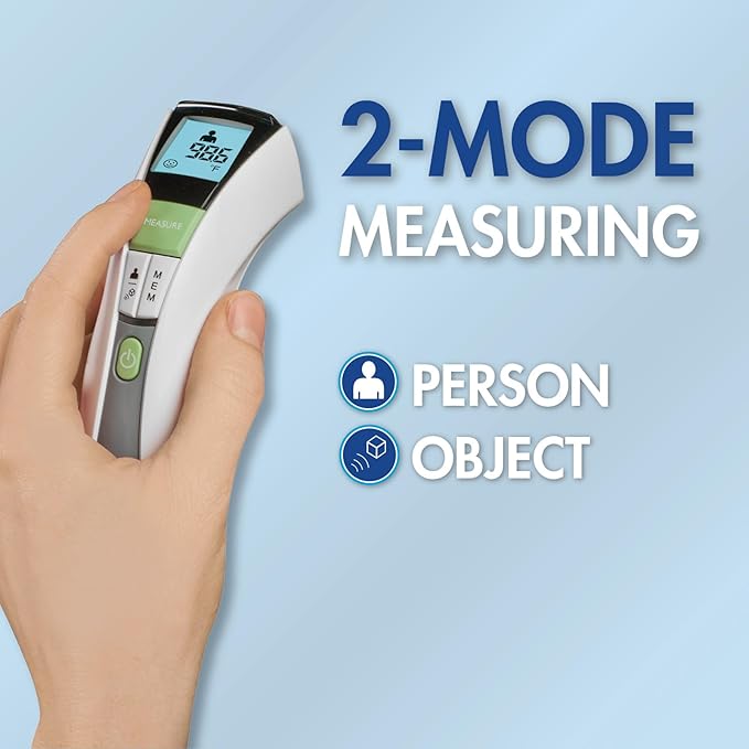 Veridian Handheld Fahrenheit/Celsius Non-Contact Thermometer Digital Display 09-349