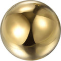 uxcell Gold Gazing Ball 6 Inch 150mm Reflective Sphere Polished Hollow Ball, Stainless Steel Gazing Globe Mirror Ball for Home Garden Outdoor Decoration