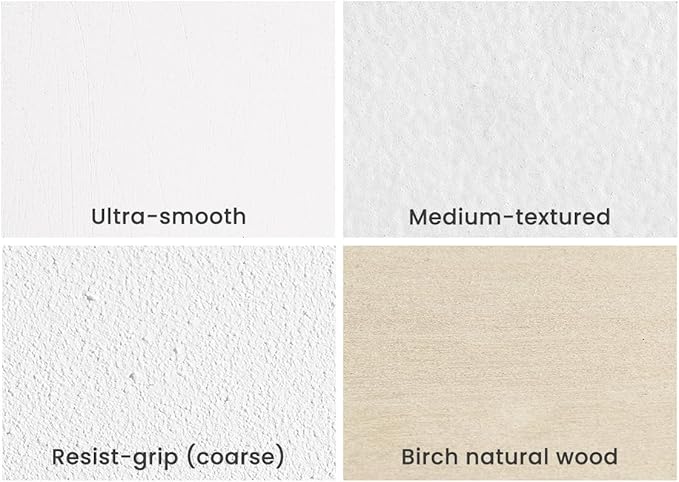 DaVinci Wood Panel Pro Ultra Smooth Gesso Panels 3/4inchinch (Single) 6x12inchinch - 6 Pack