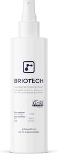 BRIOTECH Sanitizer Disinfectant Hypochlorous Spray, Kill 99.99% of Viruses & Bacteria, Control Mold, Eliminate Odor, Gentle for Nursery & Play Rooms, Food Contact Surface Sanitizer, 8 fl oz