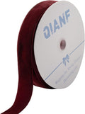 Velvet Ribbon, 1 1/2-Inch by 25-Yard Spool (Burgundy)
