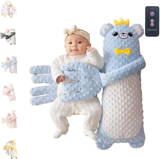 Baby Patter for Sleep,2025 Latest Model Patter for Sleep，New Baby Patting Sleeping Toy - Imitate Mother's Arms (1pcs,Little Blue Bear)