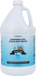 Steam & Go Demineralized Water - Multisurface Cleaner, PVC-Free Ready-to-Use for Mops & Floor Steamers - Ideal for Kitchen, Bathroom, & Home Surfaces - Clean Ocean Scent - 128 fl oz (1 gal)
