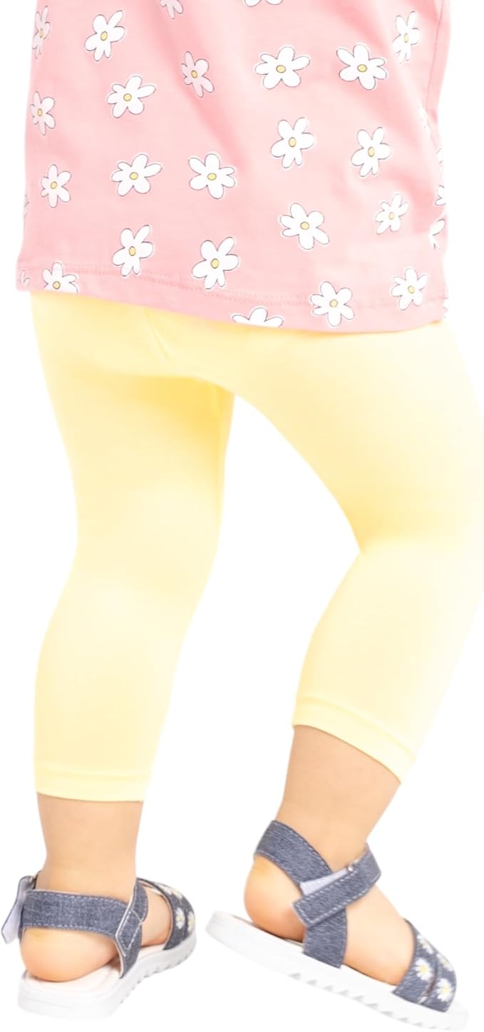 Premium Baby & Toddler Capri Leggings - Soft Cotton Blend, Durable & Perfect for Every Adventure