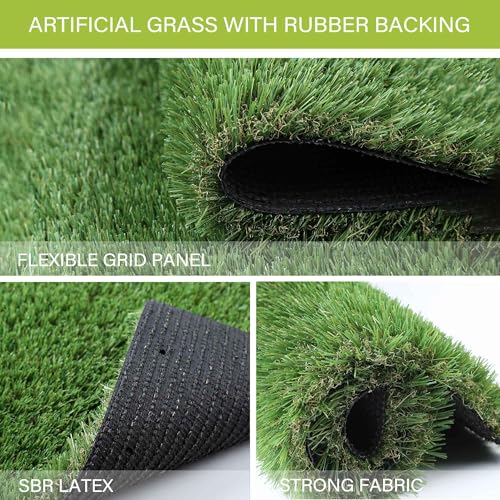 Sunturf Fake Grass for Dog to Pee on Artificial Grass for Dogs Grass Turf Mats for Puppy Pee Training Dog Pee Pads Extra Large for Dogs 4x10FT Dog Supplies Reusable - size: 4x10 FT