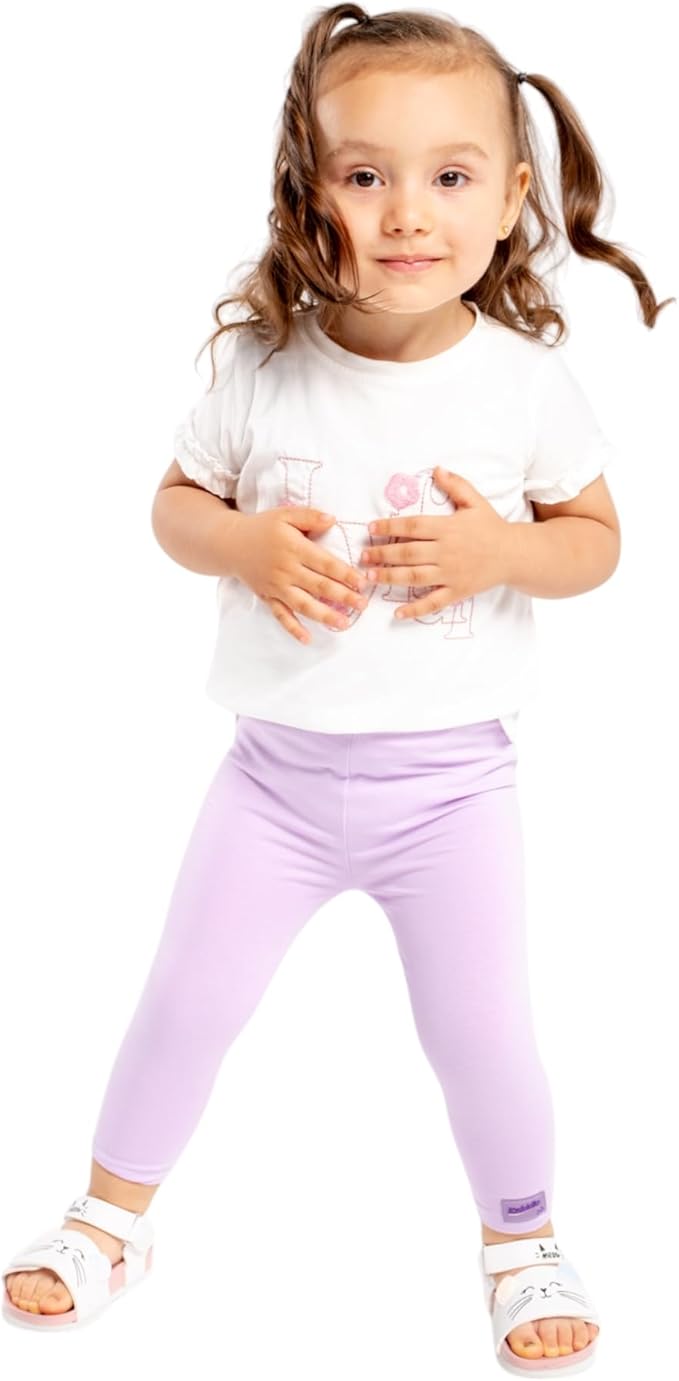 Premium Baby & Toddler Capri Leggings - Soft Cotton Blend, Durable & Perfect for Every Adventure