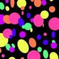 108ft UV Round Dot Neon Paper Streamers - Glow in The Dark Party Favors & Decorations for Wedding & Birthday Parties