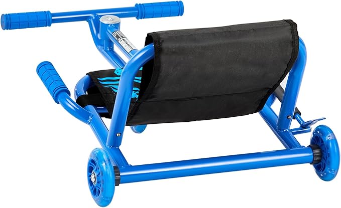 VEVOR Ride on Scooter, Load Capacity of 198 lbs, Swing Side-to-Side for Amazing Ride Powered by Zig-Zag Motion, Ride on Drifting Toy for Ages 10+, Rides on Any Hard Surface for Indoor & Outdoor, Blue
