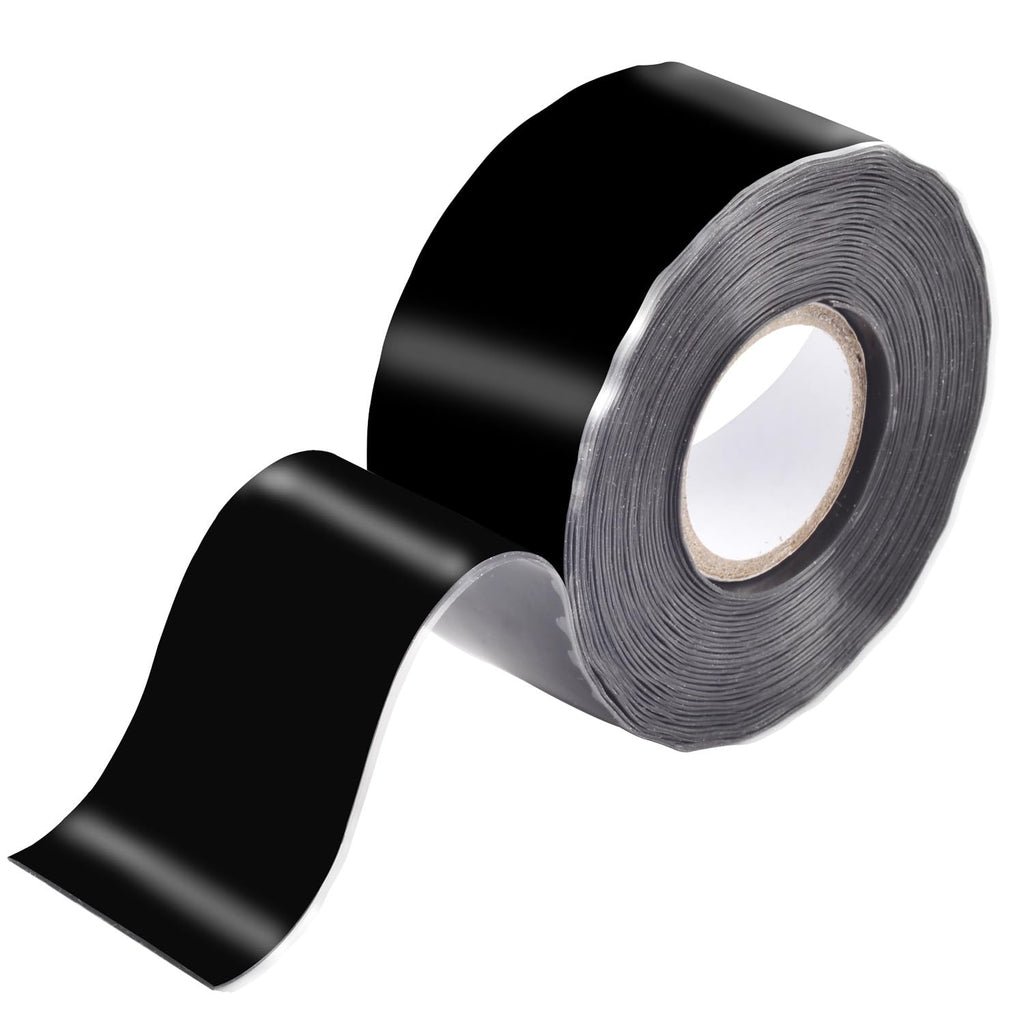 Self Fusing Silicone Tape 1 in x 15 Ft Waterproof Flexible Self Amalgamating Tape for Hose Repair Sealing Pipes Plumbing Water Emergency Pipeline Repair and Electrical Cable Winding