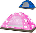 KidzAdventure 2 in 1 Indoor/Outdoor Tent for Kids, Small 1 or 2 Toddler/Kids Tent, Backpacking, Lightweight and Easy Pop up, Ideal for Backyard, Outside Camping, or Play Fort