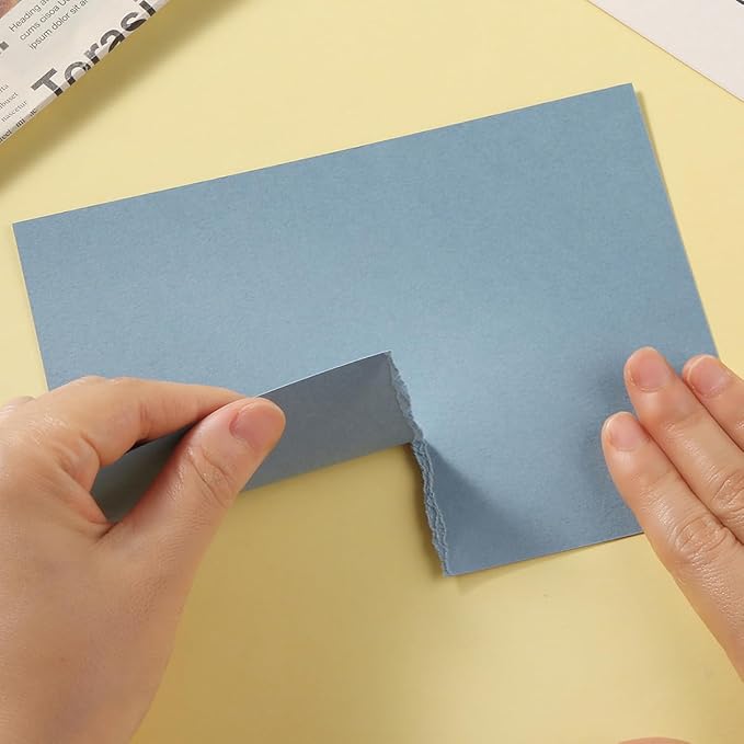 50 Sheets Blank Cardstock Paper 250 GSM Thick Heavy Cards Stock for DIY Art Projects, Card Making, Postcards, Greeting Cards, Birthday Party, Wedding Invitations (Dusty-Blue, 4x6 inches)