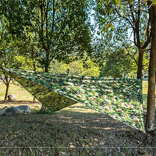 Oumefar Canopy Shade Tent Tarp High Density Rain Tent Canopy for Outdoor BBQ