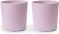 mushie Dinnerware Cups For Kids | Made in Denmark, Set of 2 (Soft Lilac)