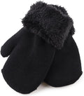 PESAAT Baby Girl Mittens Fleece Toddler Boy Mittens Warm Kids Winter Gloves Unisex Cold Weather Baby Gloves