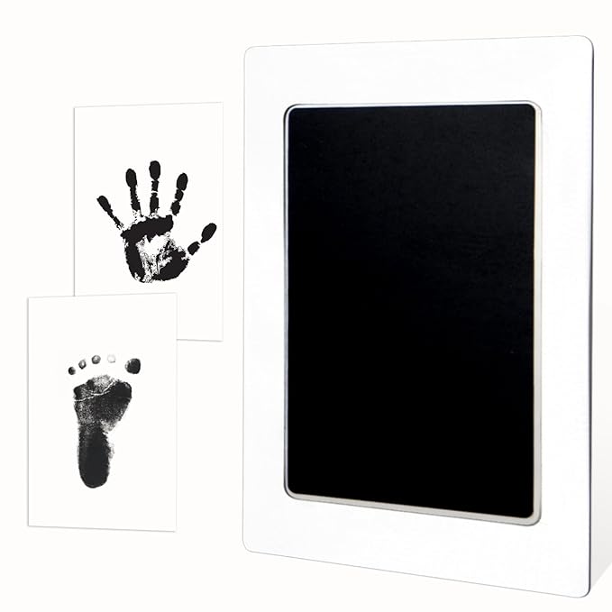 1-Pack Clean Touch Ink Pad for Baby Handprints and Footprints, Baby Footprint Kits,Inkless Hand and Footprint Kit,No Mess Ink Pad for Baby Hand and Footprints,Baby Shower Gifts for New Moms