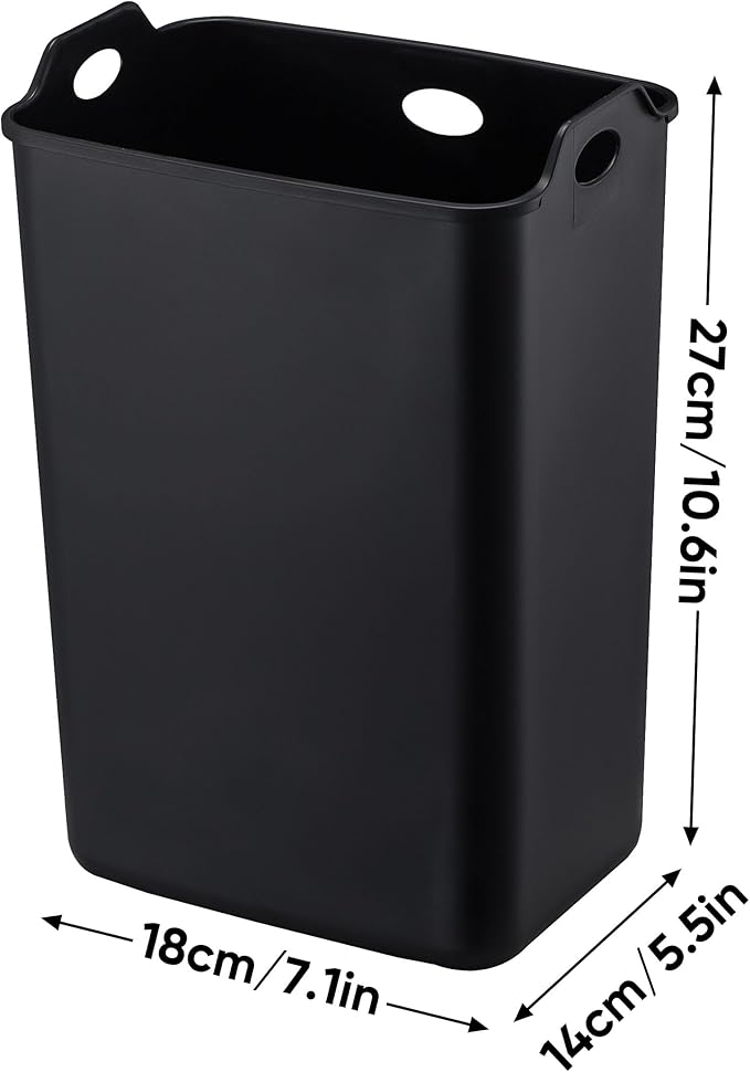 2.11Gallon 8L Carbon Steel Trash Can Door Compost Bin Wall Mounted 2 Ways Sliding Lid Compost Bin Countertop Kitchen Hanging Cabinet Door Trash Bin Metal Garbage Bin Cubo de BasuraGreen