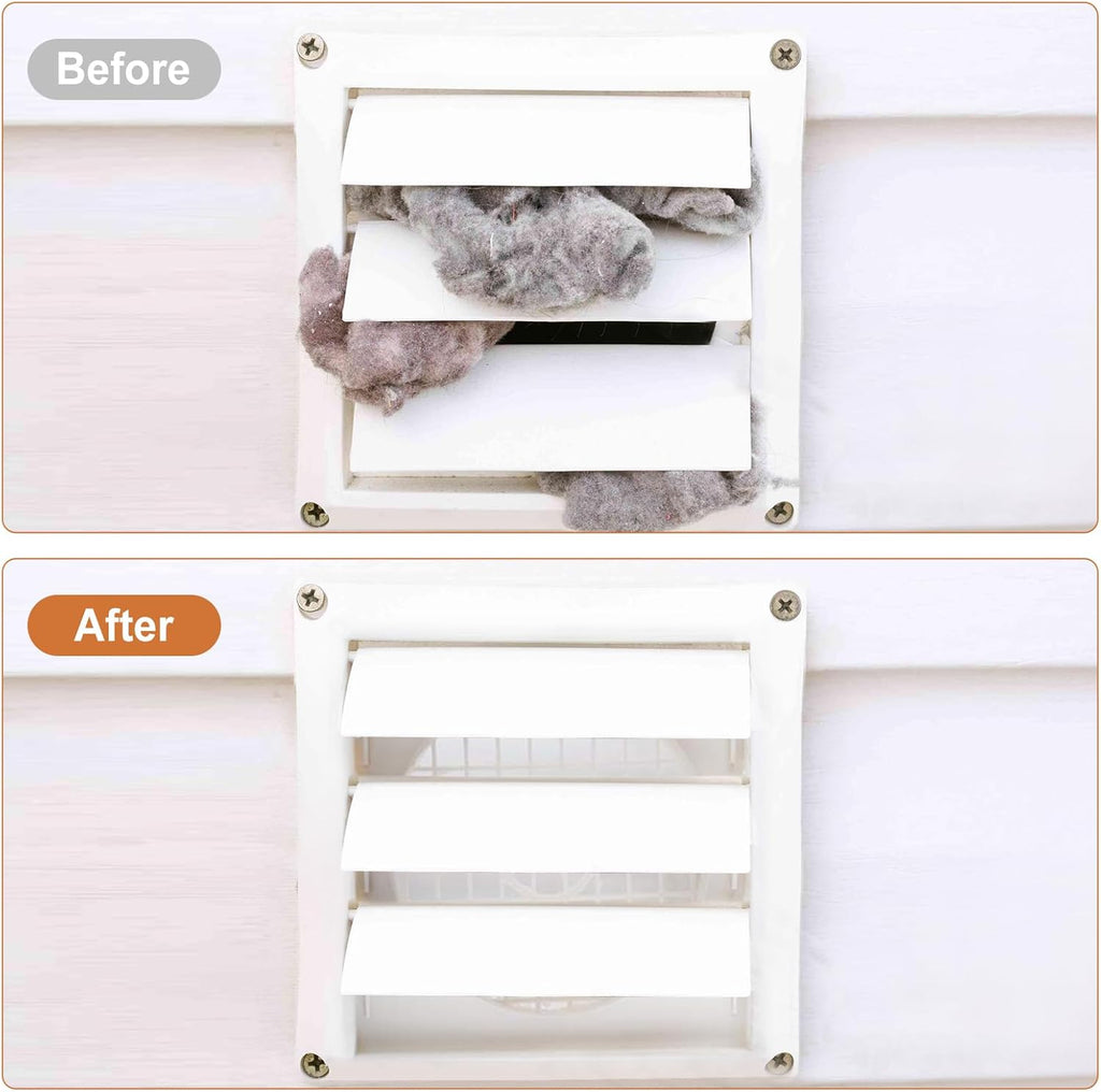 Dryer Cleaner Vent Brush - 70cm or 75cm Long Flexible Dryer Vent Cleaner & Refrigerator Condenser Coil Brush Long Flexible Refrigerator Coil Cleaning Brush (Short Brush)