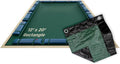 Buffalo Blizzard Supreme Plus 12 ft x 20 ft Rectangular Winter Pool Cover | Green/Black | Heavy Duty for Above Ground Swimming Pools | Easy Install | Cold & UV Resistant | Seasonal Debris Protection