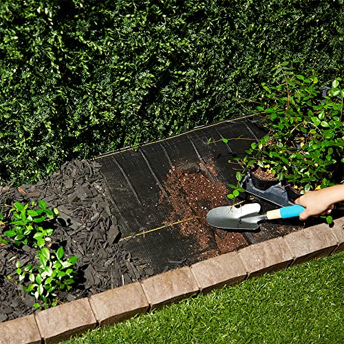 Dewitt Pro-5 Weed Barrier Fabric 5 oz, 4 x 250 Feet – Heavy-Duty Woven Landscape Ground Cover Mat for Raised Garden Bed, Greenhouse Gardening, Outdoor Landscaping, and Commercial Planting - size: 1 Pack, style: 4' x 250'