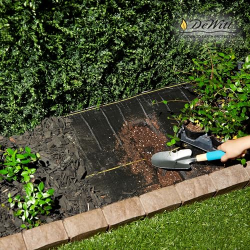 Dewitt SBLT4300 Sunbelt Woven Weed Barrier Landscape Fabric Ground Cover, 4-Foot Width x 300 Feet (4 Pack) - size: 4 Pack, style: 4' x 300'