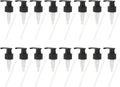 uxcell 16 Pcs Soap Dispenser Pump Heads Soap Dispensers Top Pumps Replacement Switch Pumphead for Standard 24/419 Neck Size Lotion Shampoo Bottle, Black