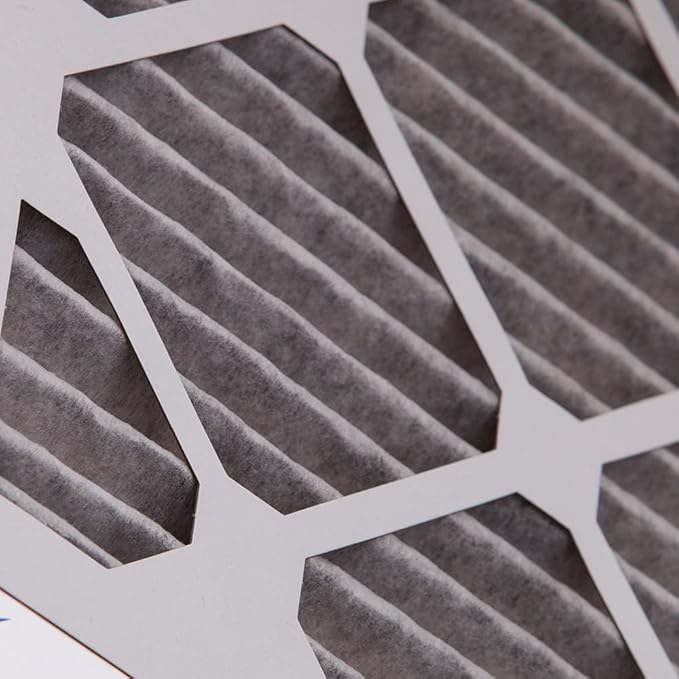Nordic Pure 20x30x1 (Actual Size: 19 5/8 x 29 5/8 x 3/4) Furnace Air Filters MERV 8 Pleated Plus Carbon 4 Pack