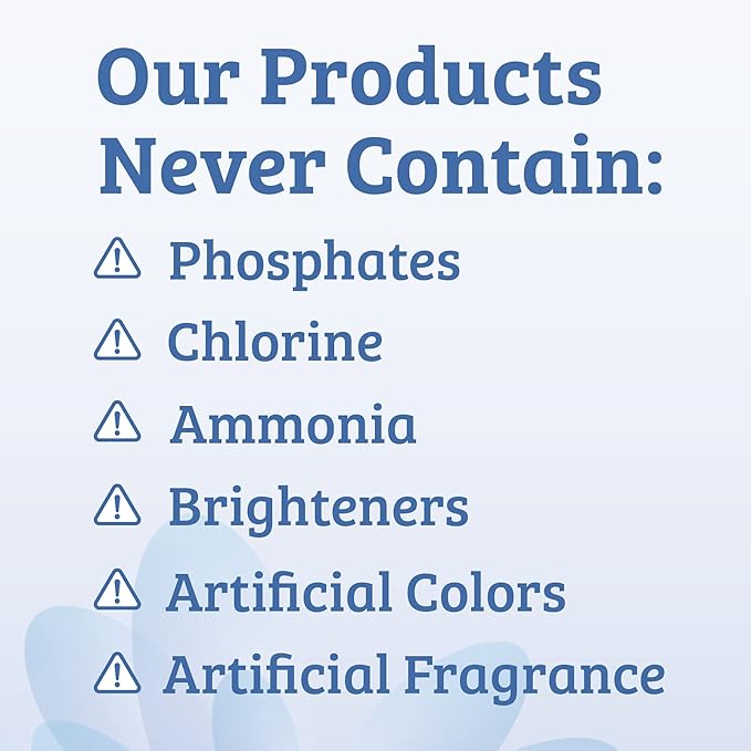 Biokleen Free & Clear Natural 3X Concentrated Liquid Laundry Detergent, 300 Loads, Plant-Based, Hypoallergenic, Removes Stains & Fights Odors, Dye Free, Unscented