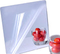 Acrylic Mirror Sheet Self Adhesive Wall Mounted Home Décor Non Glass Sticky Mirror Tile Thickness 0.08in (2mm) Square 8x8 inch 4 pcs