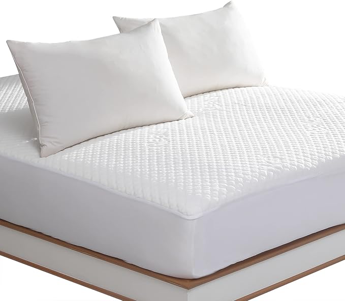 Full Size Bed Waterproof Mattress Protector Fitted Mattress Pad Cover with Deep Pocket Up to 15''