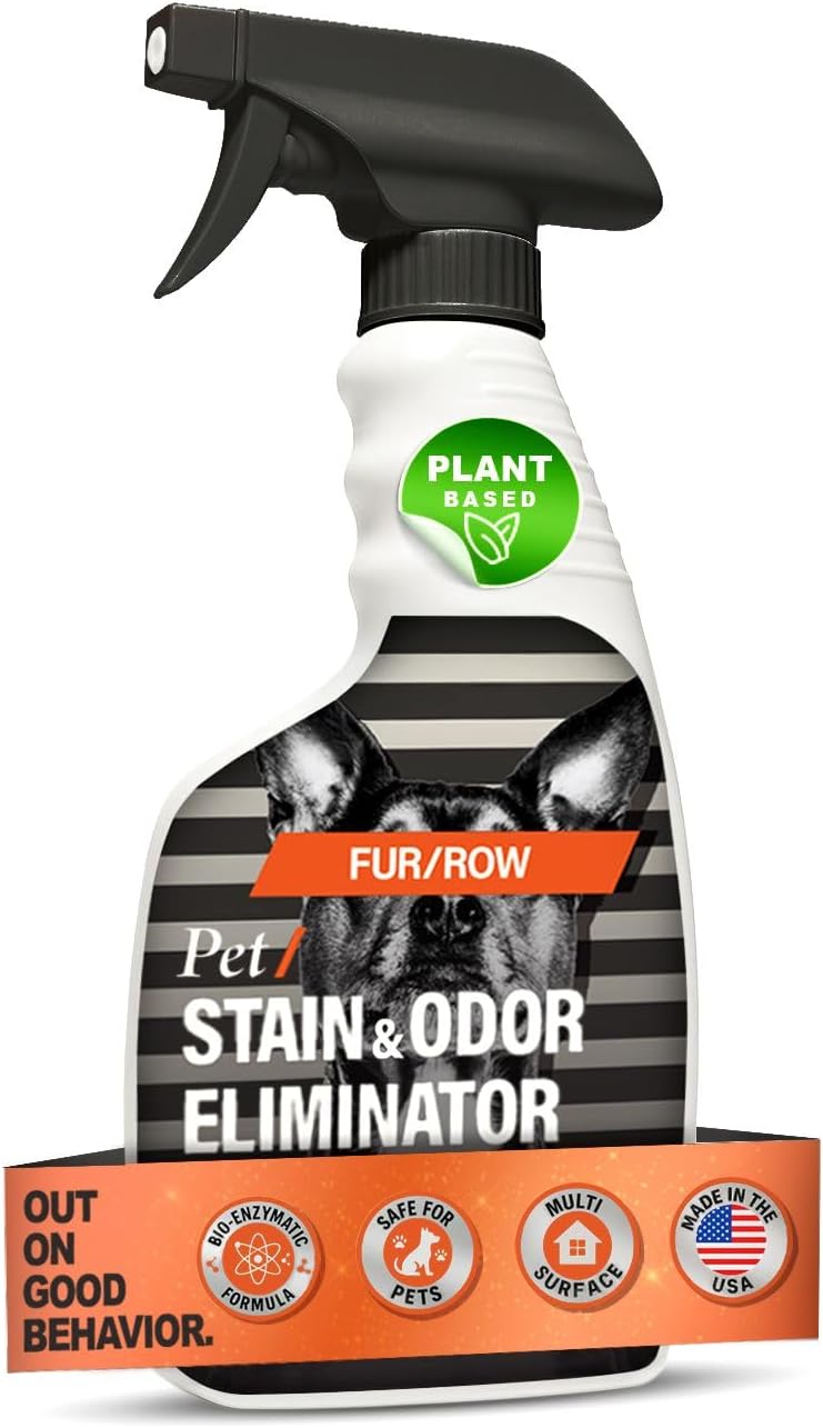 Pet Stain and Odor Eliminator Spray 32oz (1 Pack), Urine Odor Eliminator for Dogs and Cat Pee, Dog Urine Enzyme Cleaner for Dog Urine, Professional Strength Pet Oder Pet Stain Remover for Carpet Odor