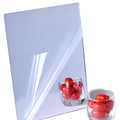 Acrylic Self Adhesive Mirror Sheet for Wall, Plastic Non Glass Sticky Kid Safety Mirror Tiles for Wall Rectangle 8x10 inch 1Pcs
