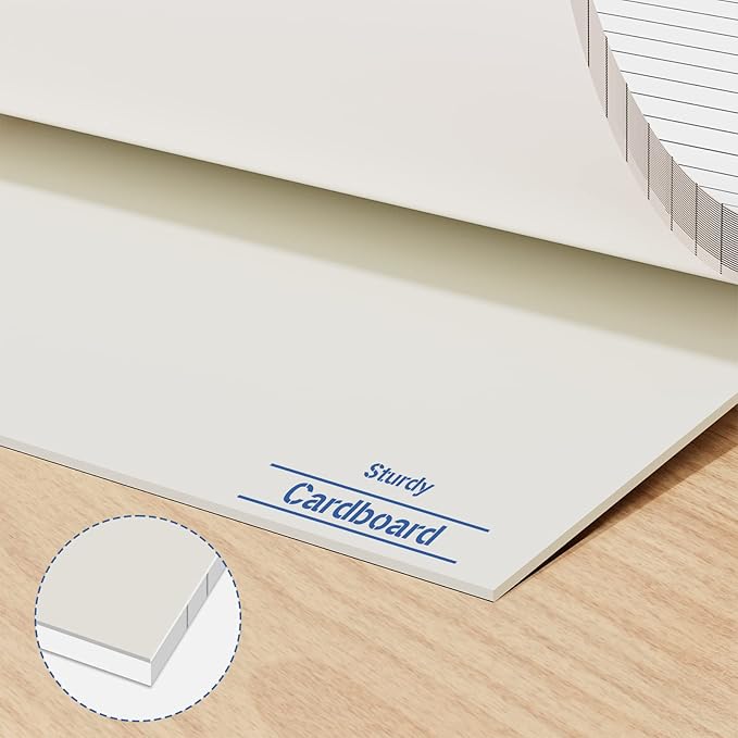 Legal Pads 6 Pack of Note Pads 6 x 9 Inch Notepad 21lb Thick Paper Legal Pad 30 Sheets Note Pad College Ruled Small Legal Pads 29 Lines Writing Pads for Writing, Sketching, and Note-Taking